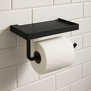 Держатель туалетной бумаги STWORKI Дублин S41345BK цвет Черный матовый-5