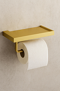 Держатель туалетной бумаги STWORKI Дублин S41345GM цвет Золото матовое-5