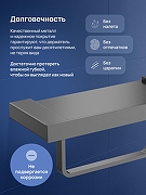 Держатель туалетной бумаги STWORKI Дублин S41345GB цвет Вороненая сталь-1
