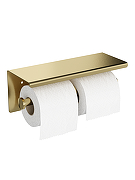 Держатель туалетной бумаги STWORKI Хельсинки S33350GM двойной цвет Золото матовое-8