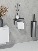 Держатель туалетной бумаги STWORKI Вестфолл S08345GB цвет Вороненая сталь-5