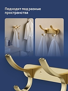 Вешалка для полотенец STWORKI Киркенес S45305GM цвет Золото матовое-3