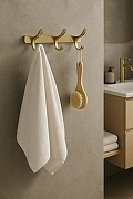 Вешалка для полотенец STWORKI Киркенес S45306GM цвет Золото матовое-6