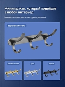 Вешалка для полотенец STWORKI Киркенес S45306GB цвет Вороненая сталь-4