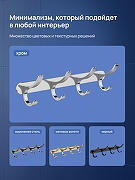 Вешалка для полотенец STWORKI Киркенес S45307CR цвет Хром-4