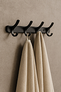 Вешалка для полотенец STWORKI Киркенес S45307BK цвет Черный матовый-6