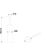 Ершик для унитаза STWORKI Стокгольм S36395CR цвет Хром-10