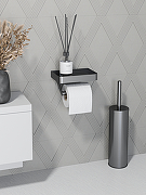 Держатель туалетной бумаги STWORKI Стокгольм S36345GB цвет Вороненая сталь-5