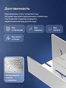 Металлическая полка STWORKI Стокгольм S36375CR цвет Хром-2