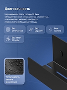 Металлическая полка STWORKI Стокгольм S36375BK цвет Черный матовый-2