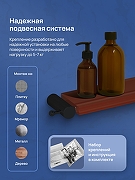 Набор аксессуаров для ванной STWORKI Стокгольм S36388BKC цвет Черный матовый Кофейный-5