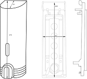 Диспенсер жидкого мыла DIWO Смоленск DW-SM40BK цвет Черный матовый-7