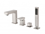 Смеситель на борт ванны Grocenberg GB6008-1NK цвет Никель