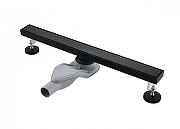 Душевой лоток Grocenberg 50 T500BL с решеткой цвет Черный матовый / под плитку