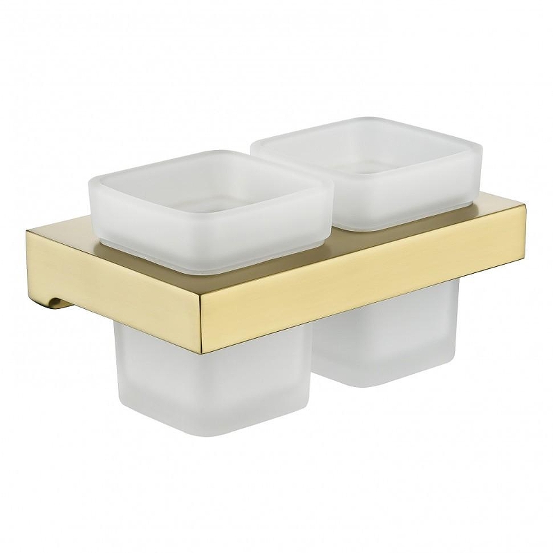 Стакан для зубных щеток Grocenberg AC0022MG двойной 