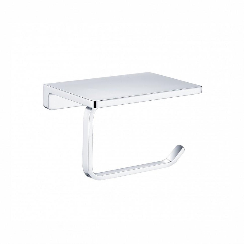 Держатель туалетной бумаги Grocenberg AC0027CR с полкой 