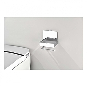 Держатель туалетной бумаги Grocenberg AC0050CR с полкой цвет Хром-2