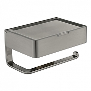 Держатель туалетной бумаги Grocenberg AC0050NK с полкой цвет Никель