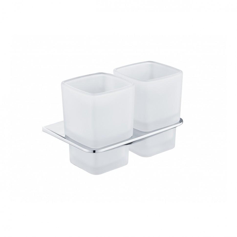 Стакан для зубных щеток Grocenberg AC0056CR двойной 