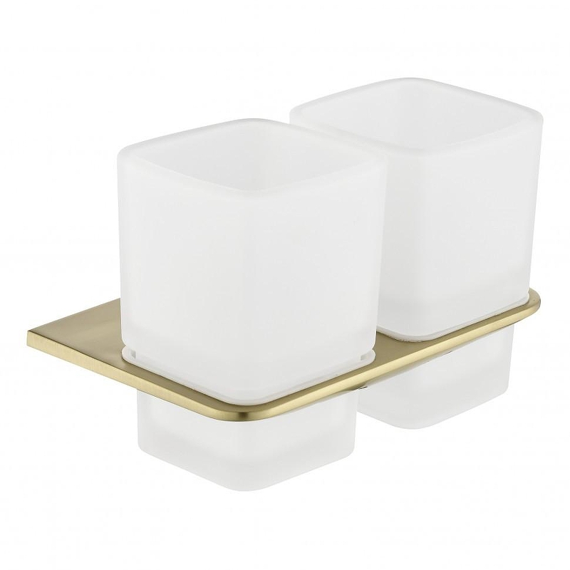 Стакан для зубных щеток Grocenberg AC0056MG двойной 