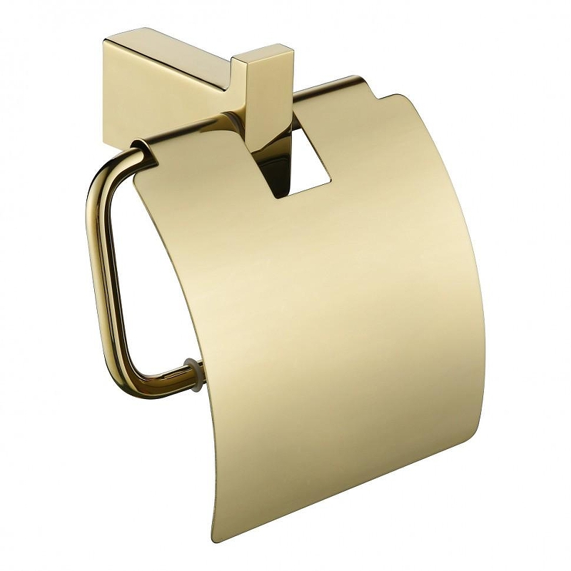 Держатель туалетной бумаги Grocenberg AC0029GO с крышкой 