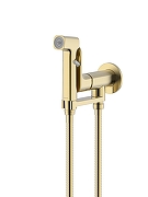 Гигиенический душ со смесителем Aquatek Альфа AQ1919BG цвет Золото шлифованное
