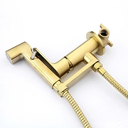 Гигиенический душ со смесителем Aquatek Альфа AQ1919BG цвет Золото шлифованное-5