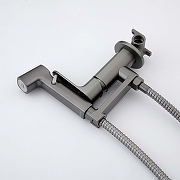 Гигиенический душ со смесителем Aquatek Альфа AQ1919BGM цвет Оружейная сталь-6