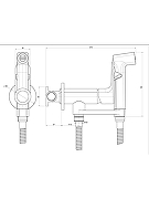 Гигиенический душ со смесителем Aquatek Альфа AQ1919MB цвет Черный матовый-8
