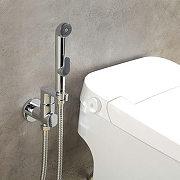 Гигиенический душ со смесителем Aquatek Альфа AQ1921CR цвет Хром