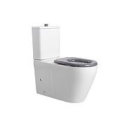 Унитаз компакт Aquatek AQ2213-00 цвет Белый с бачком и сиденьем Микролифт