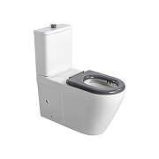 Унитаз компакт Aquatek AQ2213-00 цвет Белый с бачком и сиденьем Микролифт-3