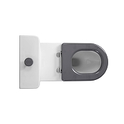 Унитаз компакт Aquatek AQ2213-00 цвет Белый с бачком и сиденьем Микролифт-4