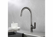 Смеситель для кухни Aquatek Альфа AQ1982BGM цвет Оружейная сталь-1