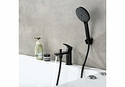 Смеситель на борт ванны Aquatek Альфа AQ1944MB цвет Черный матовый-3