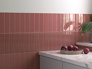 Керамическая плитка Equipe Lumina 32415 Бордовый Глянцевая 6x24,6 см-1