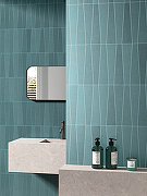 Керамогранит Equipe Bamboo 32457 Синий Матовый 5,6x22,4 см-1