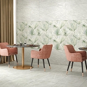 Керамогранит Infinity Ceramica BLOMEX Decor Green Mist Glossy Серый Полированный 60x120 см-1