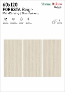 Керамогранит ITC Ceramic FORESTA Miel Matt+Carving Бежевый Карвинг 60x120 см-5