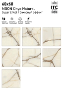 Керамогранит ITC Ceramic MOON Onyx White Glossy Белый Полированный 60x60 см-4