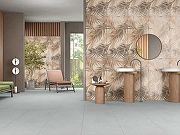 Керамогранит Infinity Ceramica MUSCATEL Avorio Leaf Sleek Бежевый Карвинг 60x120 см-2
