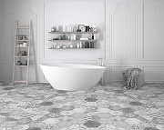 Керамогранит ITT Ceramic NUUK Hexa Матовый 23,2x26,7 см-1