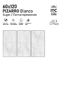 Керамогранит ITC Ceramic PIZARRO Bianco Carving Карвинг 60x120 см-2