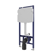 Инсталляция WellWant WWI55CG для унитаза без клавиши смыва-3