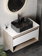 Раковина WellWant 50 WWRT1714B цвет Черный мрамор-5