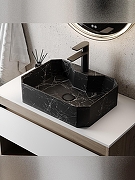 Раковина WellWant 50 WWRT1714B цвет Черный мрамор-6