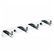 Вешалка для полотенец Azario Nessy AZ-1514 цвет Хром