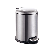 Ведро для мусора Azario AZ-301N-3L цвет Хром матовый
