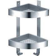 Полка корзина Azario AZ-833-2 угловая цвет Хром матовый