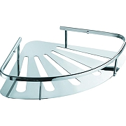 Полка корзина Azario AZ-836 угловая цвет Хром